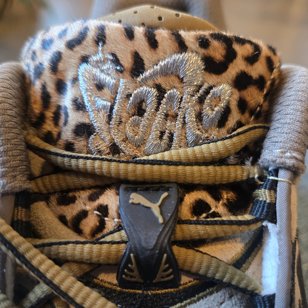 A$ap Rocky X Puma Inhale - Toasted Almond- Puma Black (Leopard) - Picture 2 of 11